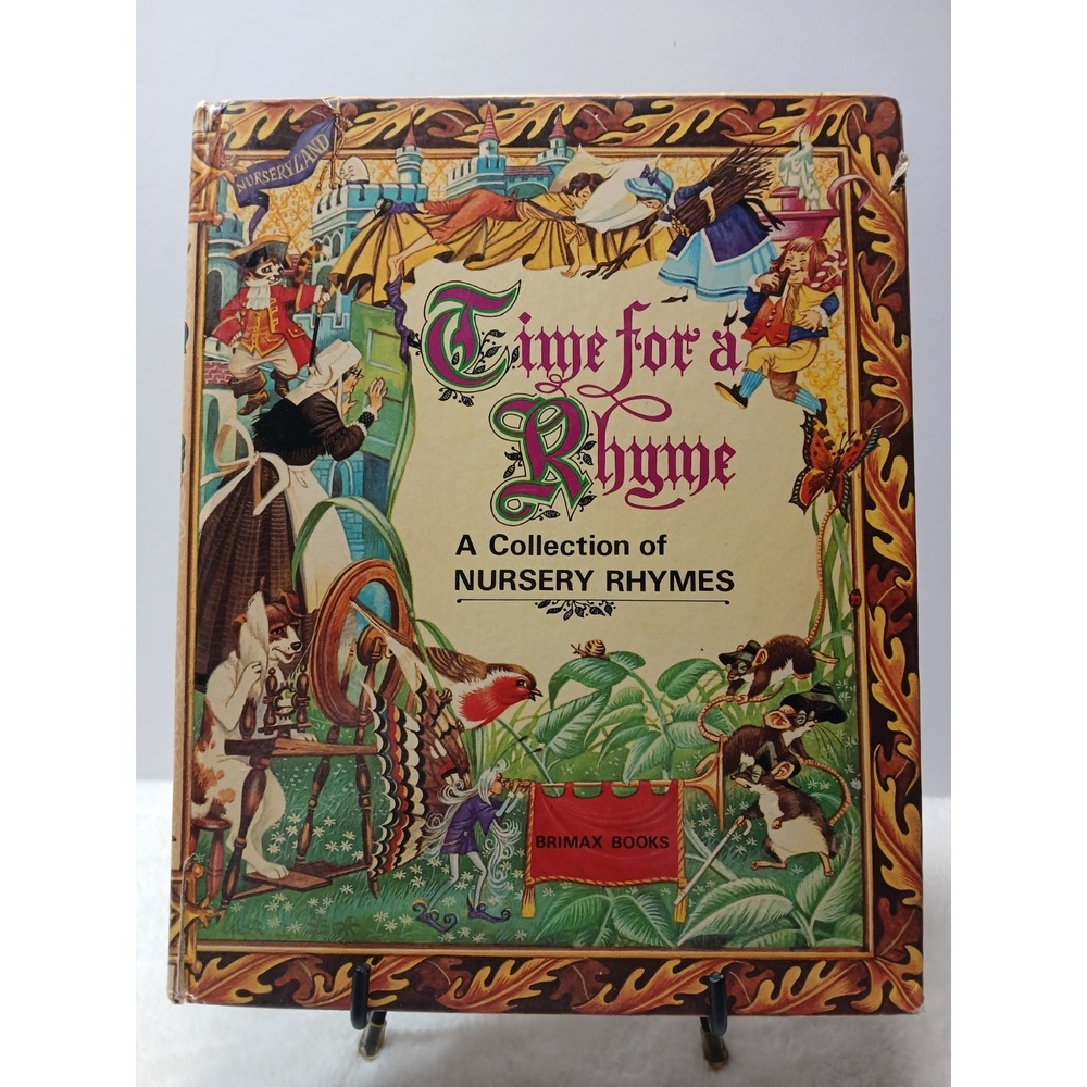 Vtg 1975 Brimax Books Time For A Rhyme A Collection Of Nursery Rhymes HC